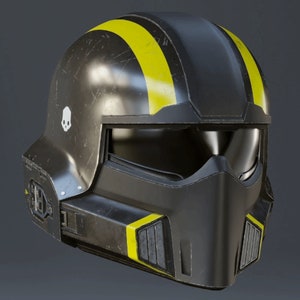 Kit casque Helldivers 2 (B-01 tactique) ! Cosplay, déguisement, présentoir, etc. Kit DIY !