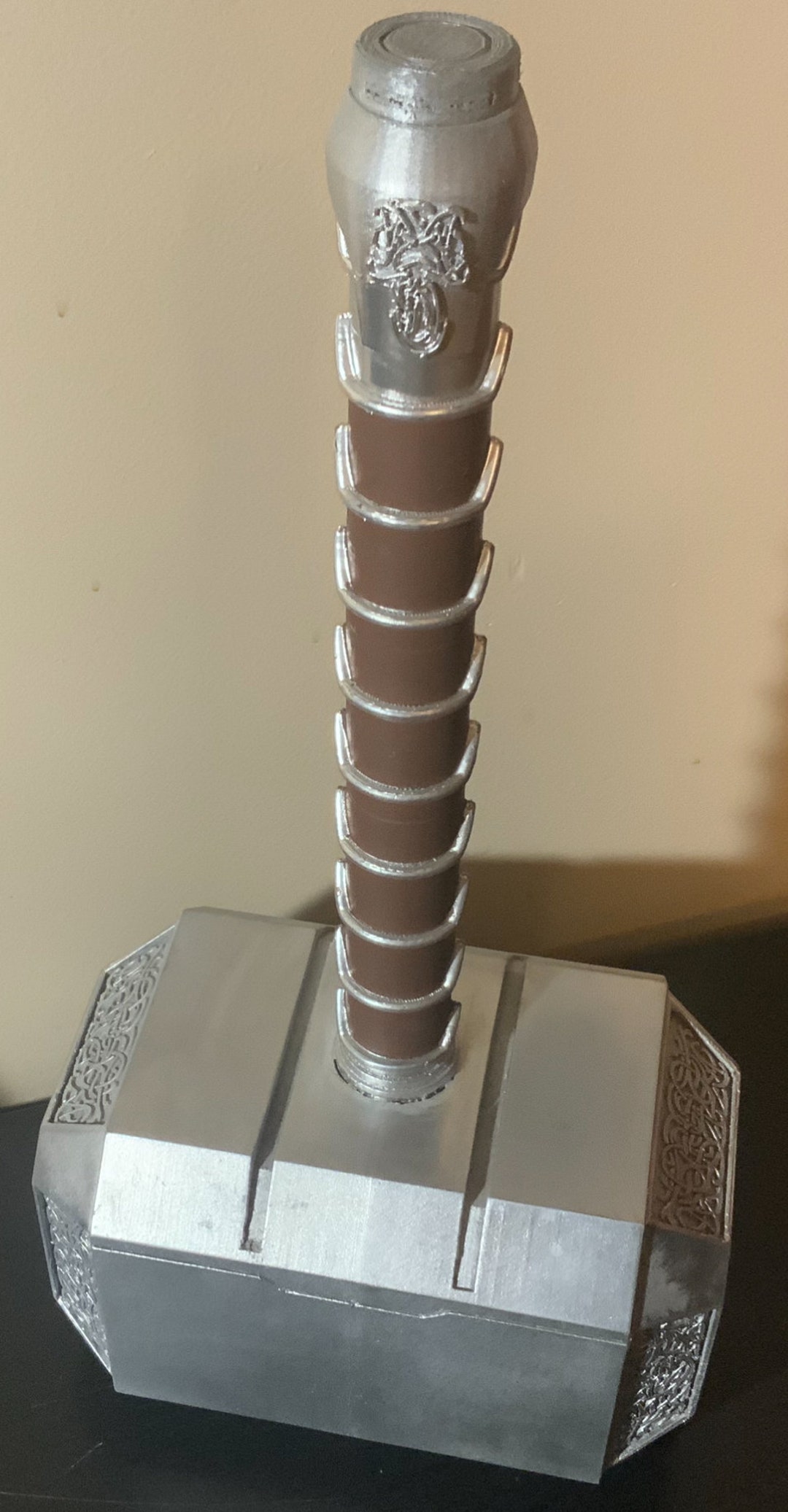 Mjolnir Thors Hammer Actual Size Semifinished Physical Item Etsy