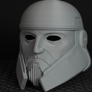 Enoch Night Trooper Cracked Helmet! DIY! Physical Item! Cosplay, Costume, Halloween, etc…