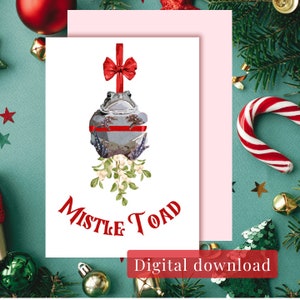 Carte de Noël de crapaud de Zazzle.be Liste d'envies C'est l'été ! Cartes de voeux joyeux Noël | Clipart Dessin Animé Mignon | Dimensions 7'x5' | Téléchargement numérique | PDF imprimable