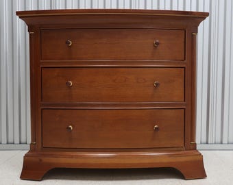 Pair Thomasville Villa Soleil Collection Marble Top Night Chests