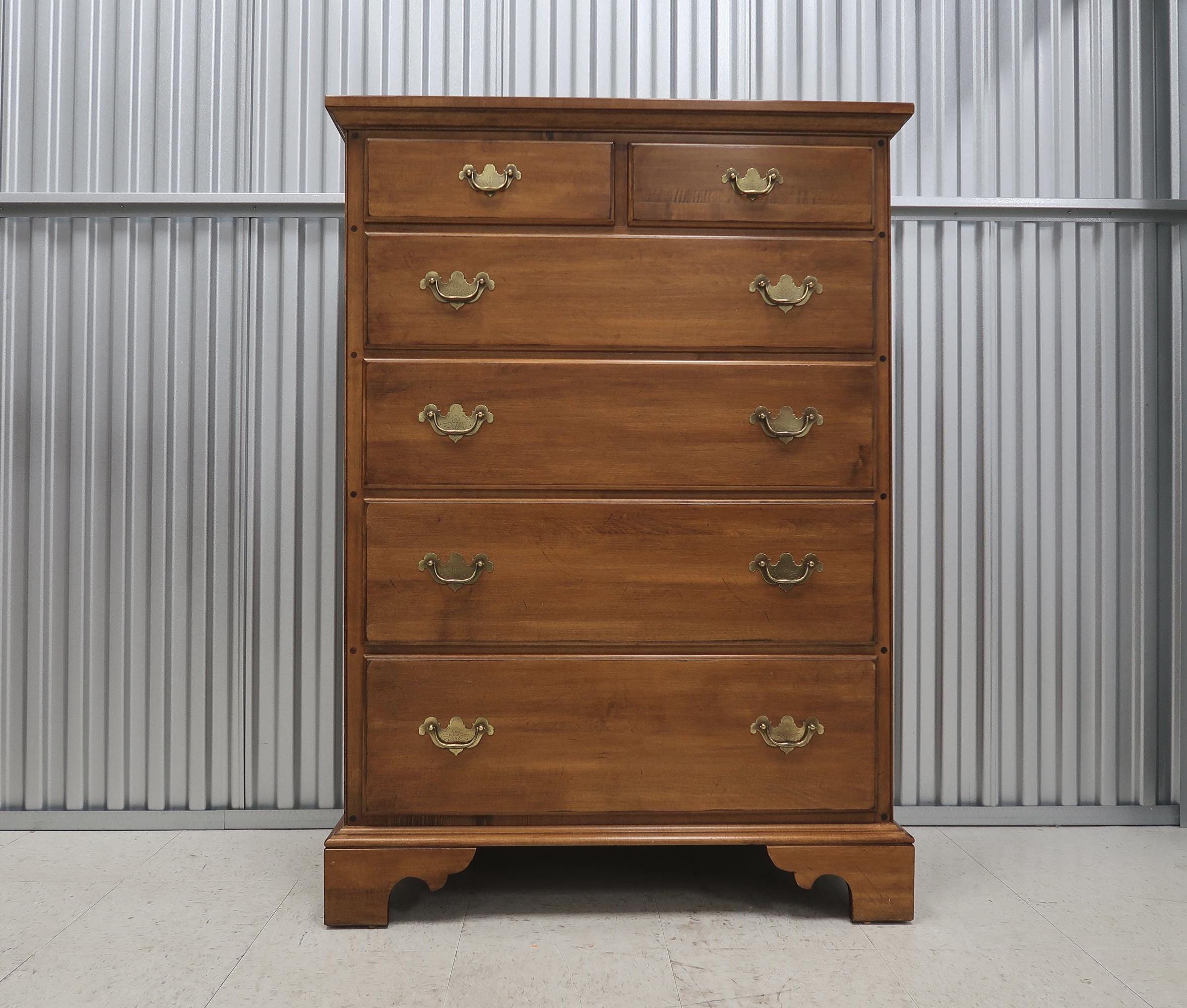 ethan allen dresser vintage with markings bought locally online today. I'm feeling like $45 delivered was well worth it. I know nothing about these things though. : r/ThriftStoreHauls I picked up this Ethan