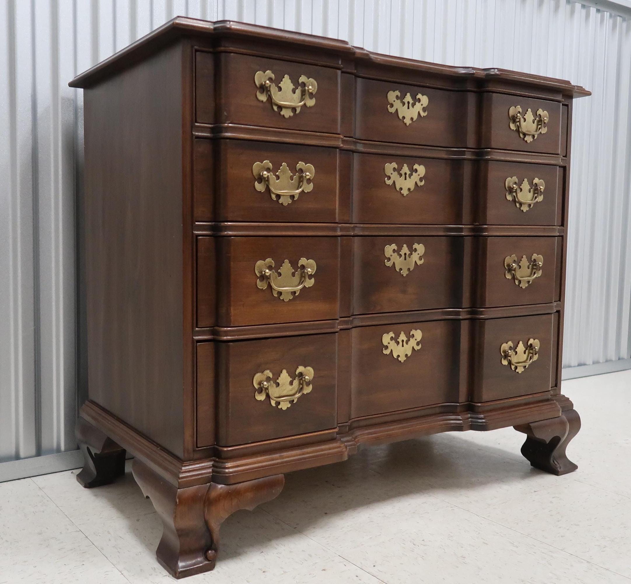 Ethan Allen Georgian Court Block Front Chest Vintage Find - Etsy
