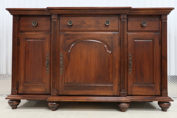 Nichols Stone Maple Country Estates Credenza Vintage Find Etsy