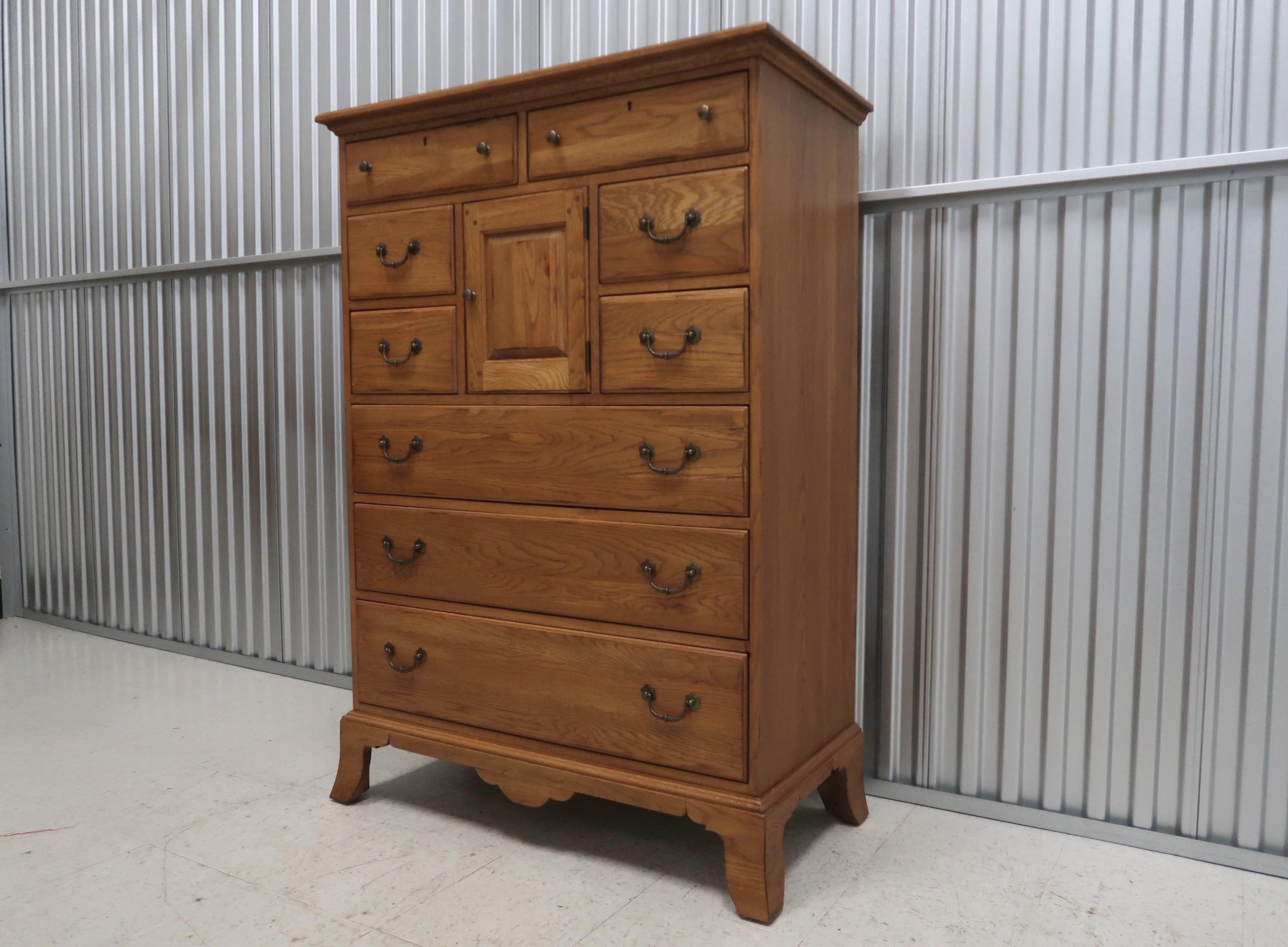 Lexington Shaker Oak 9 Drawer Chest Vintage Find - Etsy