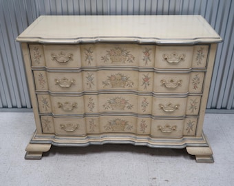 Drexel Heritage Et Cetera Country Floral Goddard Chest Vintage Find