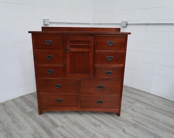 Drexel Heritage Passage Collection Campaign Triple Dresser Vintage