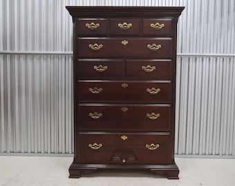 Ethan Allen Country Crossing Cinnamon Maple Lingerie Chest Vintage