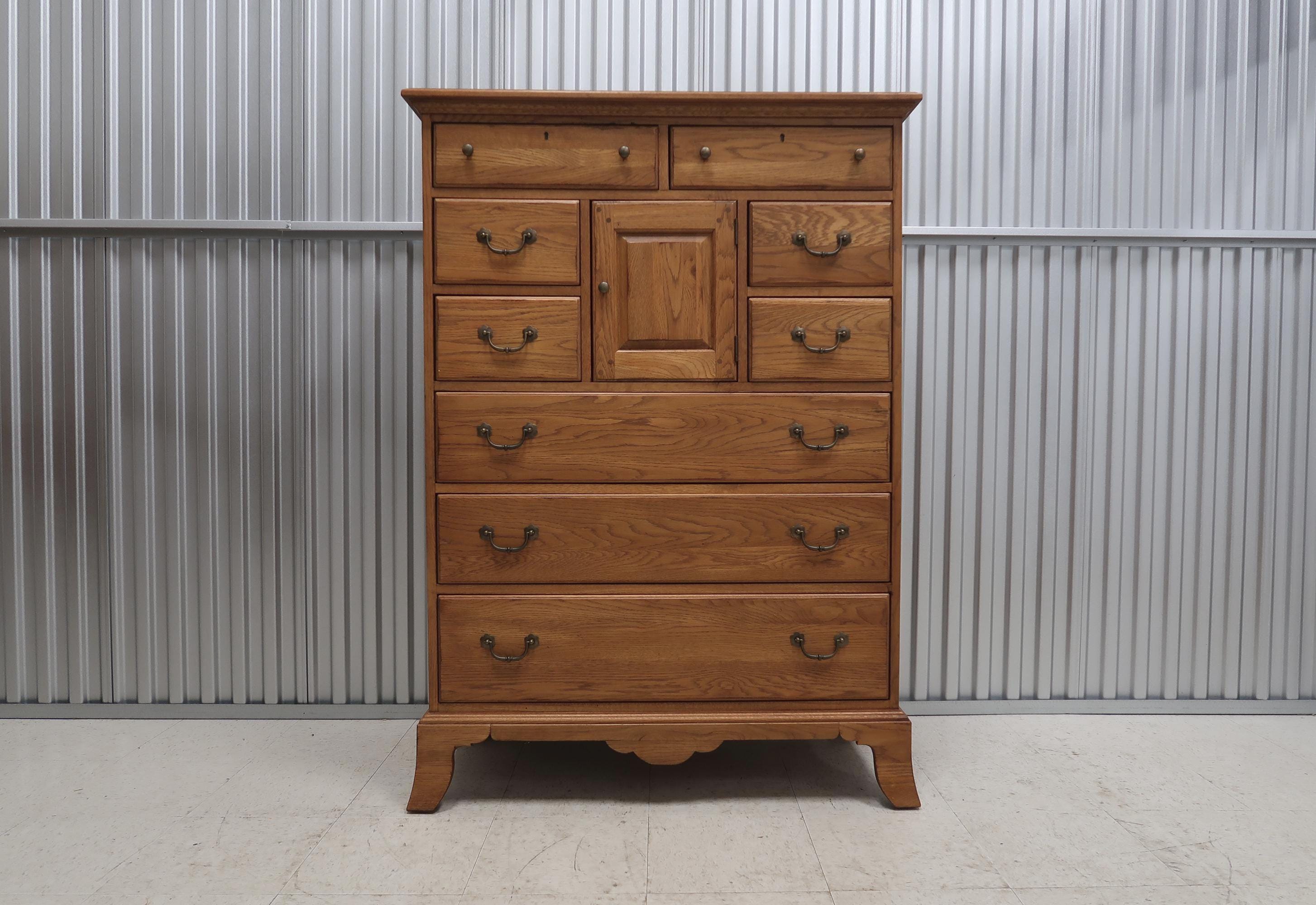 Lexington Shaker Oak 9 Drawer Chest Vintage Find - Etsy
