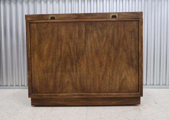 Drexel Heritage Woodbriar Collection Rustic 3 Door Server Cabinet