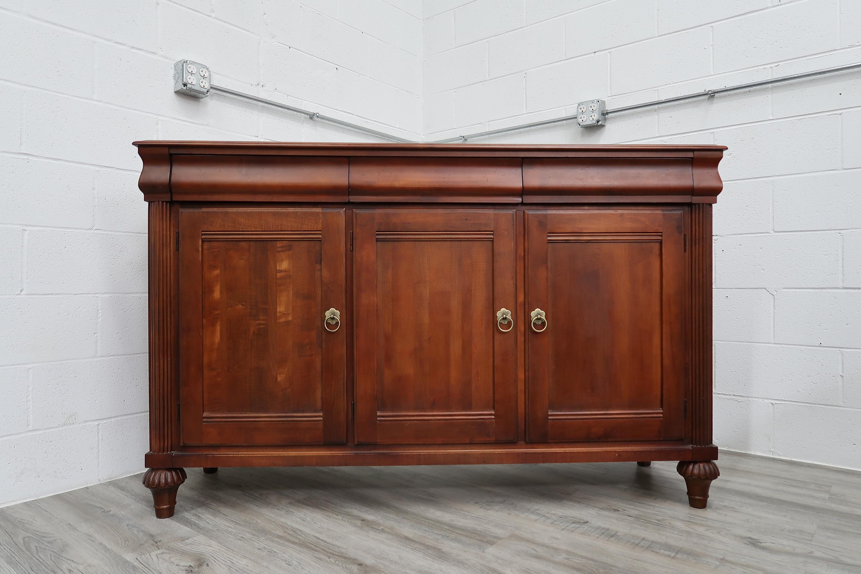 Ethan Allen British Classics 3- Door Sideboard Vintage Find - Etsy