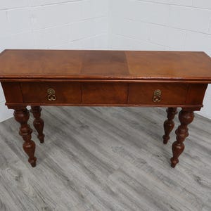 Baker Milling Road West Indies Distressed Console Table Vintage Find