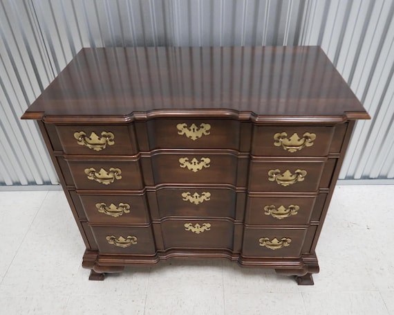 Ethan Allen Georgian Court Block Front Chest Vintage Find - Etsy