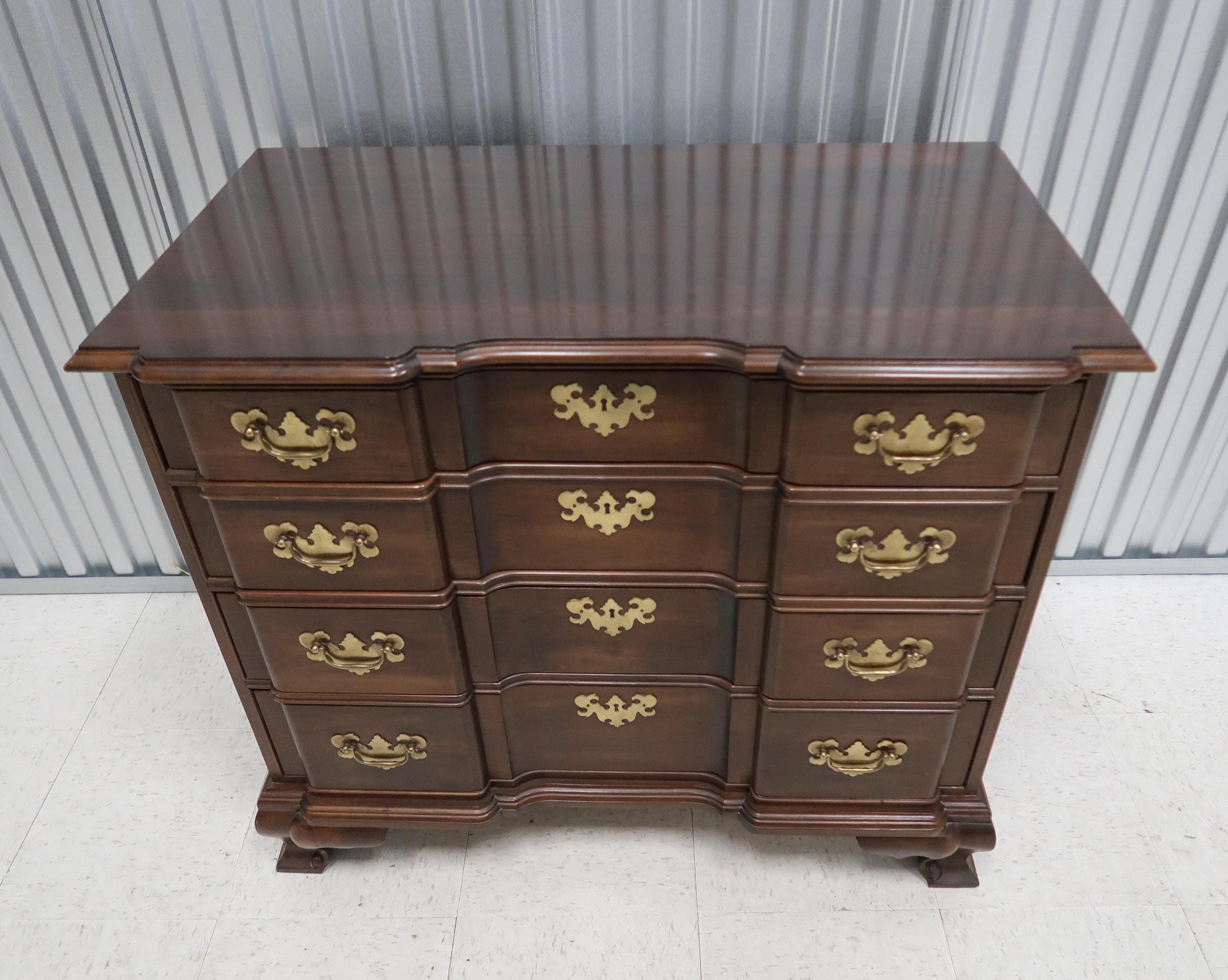 Ethan Allen Georgian Court Block Front Chest Vintage Find - Etsy