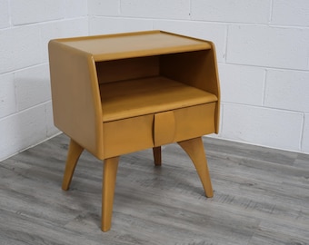 Heywood Wakefield Kohinoor Nightstand Mid Century Modern Wheat Vintage Find