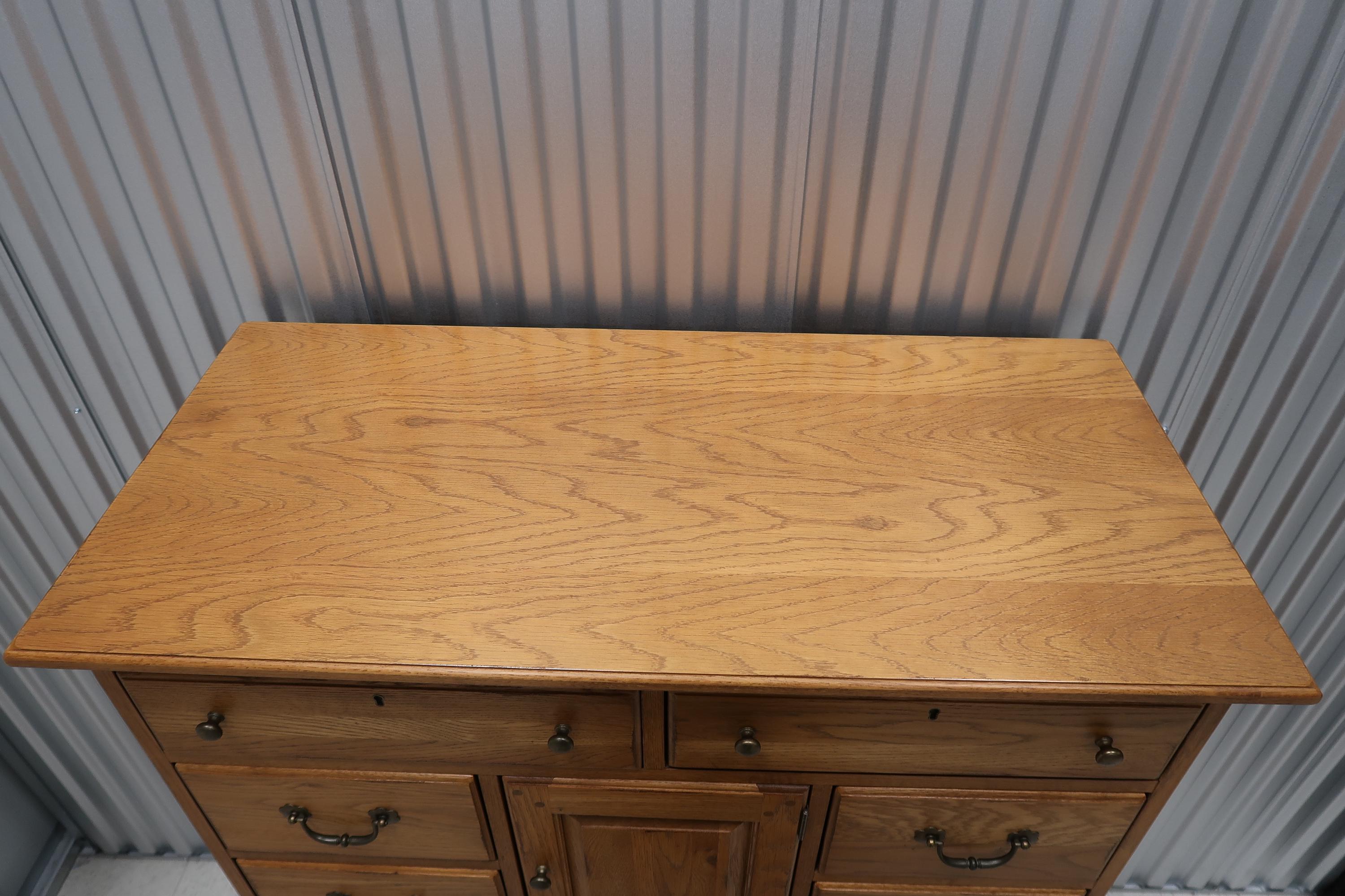 Lexington Shaker Oak 9 Drawer Chest Vintage Find - Etsy