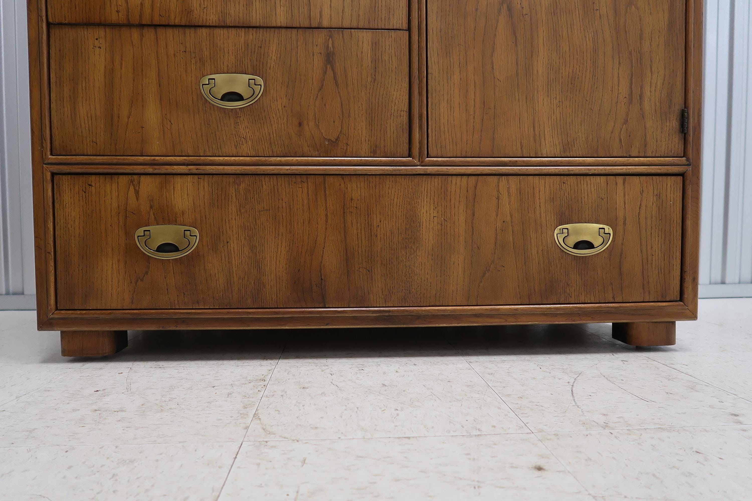 Drexel Passage Collection Campaign Door Chest Vintage Find - Etsy