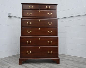 Harden Cherry Triple Stack High Chest Vintage Find