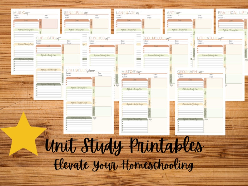 Homeschool Planner Printable 20232024, Printable Homeschool Planner