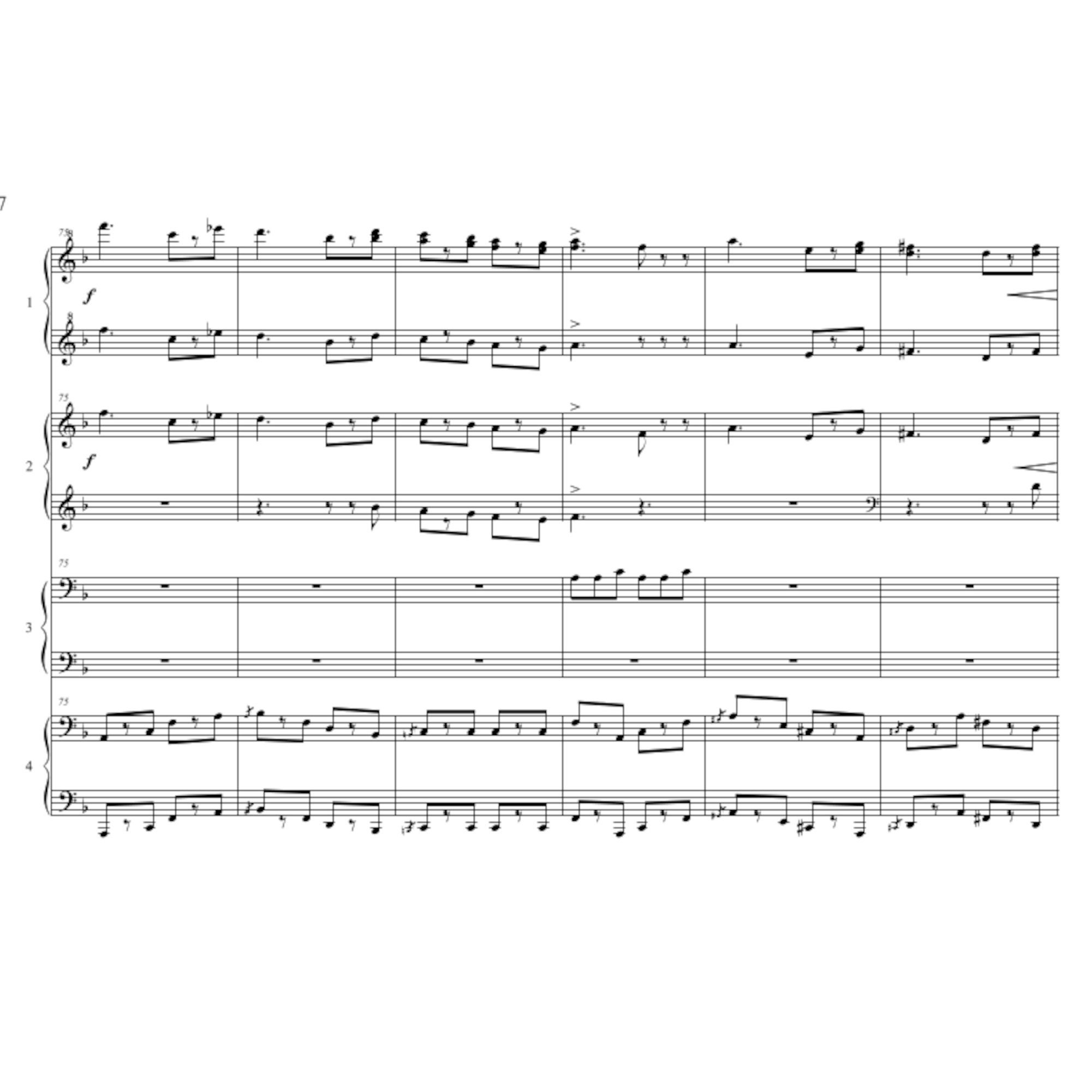 Gounod Funeral March of a 1 Piano 8 or More Hands Early