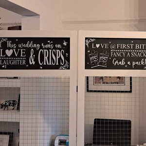 Wedding Crisp Wall Wedding Snack Wall Wedding Snacks Wedding Reception ...