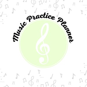 Digital Music Practice Planner, Goodnotes planner, Music practice log, Practice Journal