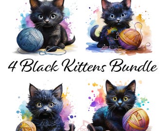 Cat Breeds Clipart, Bundle Cats Clipart, Pet Animals Clipart, Watercolor Cat Graphics, Realistic Cats, Cute Kitten Clipart, Nursery decor