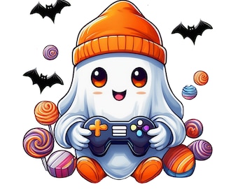 Cute ghost png, Halloween png, coffee png, bougie png, bougie ghost, Halloween T shirt design png, mug png, Trending png, dtf, png,