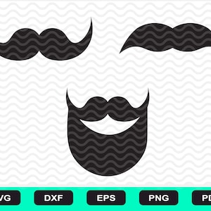 Schnurrbart svg, Schnurrbart Clipart, Schnurrbart Vektor, Schnurrbart Cricut, Schnurrbart Hipster, Schnurrbart Dxf-Datei, Bart svg, Bart png, Bart Bundle