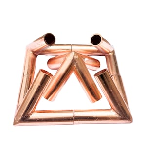 3/4 Inch 22Mm Premium Quality Copper Pyramid KIT USA 3/4 Inch (M Type) ( L TYPE) , Europe,Uk, Pyramid Meditation Connectors, Giza pyramid