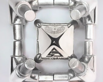 Giza-Pyramidenverbinder aus Edelstahl (Außendurchmesser 12,6 mm) _ (51 Grad 51 Minuten)