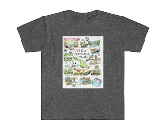 Camiseta Trans Catalina Trail / Camisa Trans Catalina Trail / Camisa California Hiking / Camiseta tote Catalina Island / Camisa Catalina Island