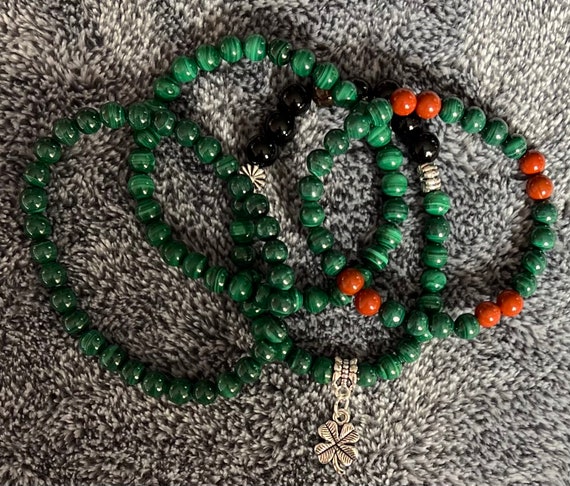 Malachite and Red Jasper