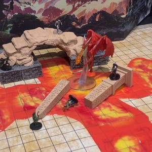 XL Modular Lava River Set #1 - Combo Terrain