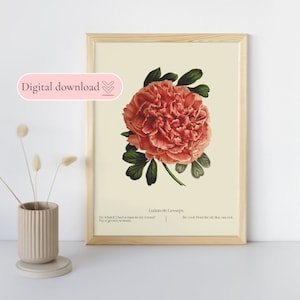 LuAnn de Lesseps Poster⎟Real Housewives of New York - Poster en téléchargement numérique ⎟Art Prints Bravo⎟Flower Print⎟Don't be all uncool imprimable