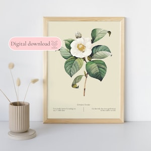 Kristen Doute Poster – Vanderpump Rules Digital Print | Team Ariana | Scandoval Wall Art | Bravo Quote Download | Botanical Decor