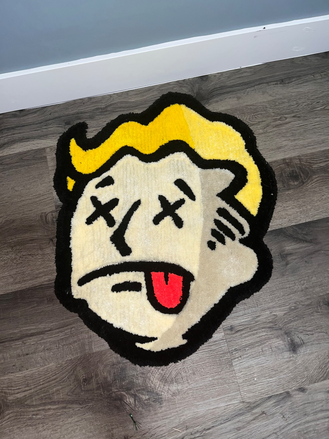 Vault 76 Rug Custom Tufted Rug | Vault Boy - Etsy
