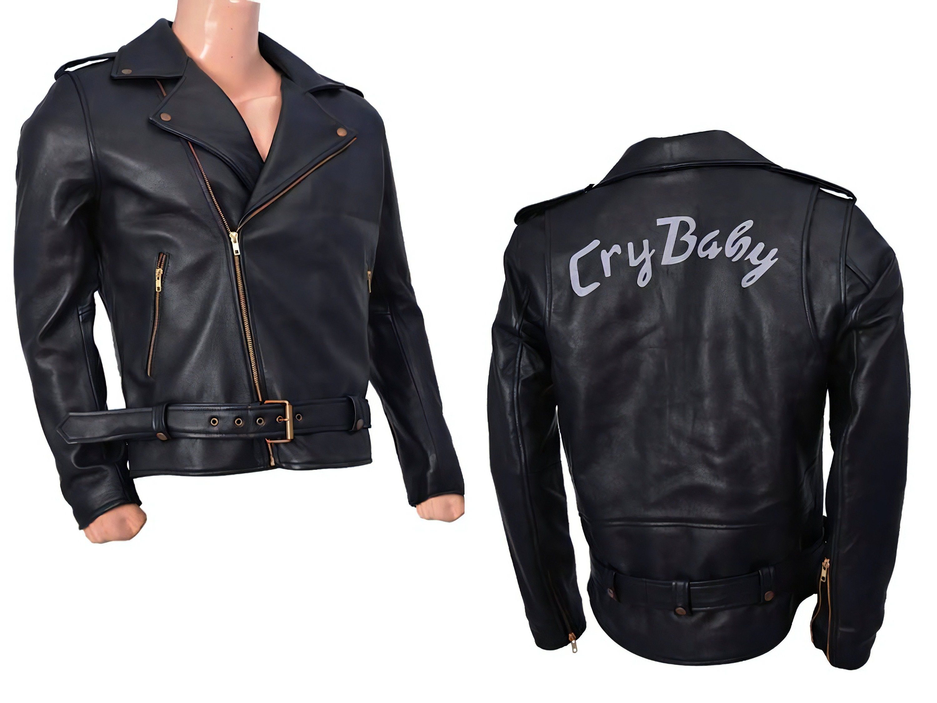 Cry baby leather jacket deals