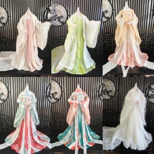 6 Colors 1/4 BJD Doll clothes, BJD doll clothes traditional Chinese style