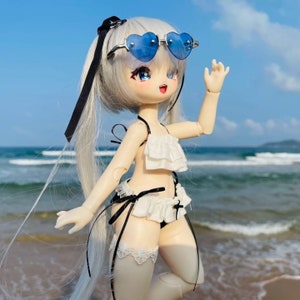 1/4 1/6 MSD YOSD BJD Doll clothes, Bjd doll Bikini Set, Swimsuit outfit