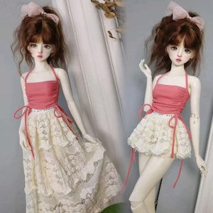 1/4 bjd doll clothes, bjd doll Shirt+Dress, 2 Styles outfit
