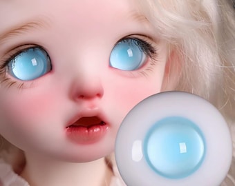 Eyes for BJD Dolls, Handmade Resin Doll Eyes for 1/3 1/4 1/6 BJD, 8sizes Doll Eyes 10mm 12mm 14mm 16mm 18mm