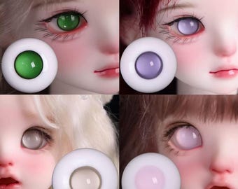 Eyes for BJD Dolls, Handmade Resin Doll Eyes for 1/3 1/4 1/6 BJD, 8sizes Doll Eyes 10mm 12mm 14mm 16mm 18mm