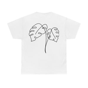 Monstera minimalistic Simple T shirt House Plants