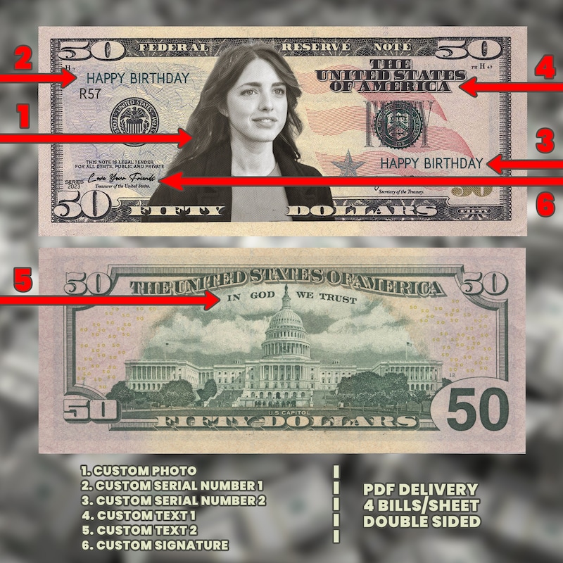 50 20 Dollar Bills #92 Etsy
