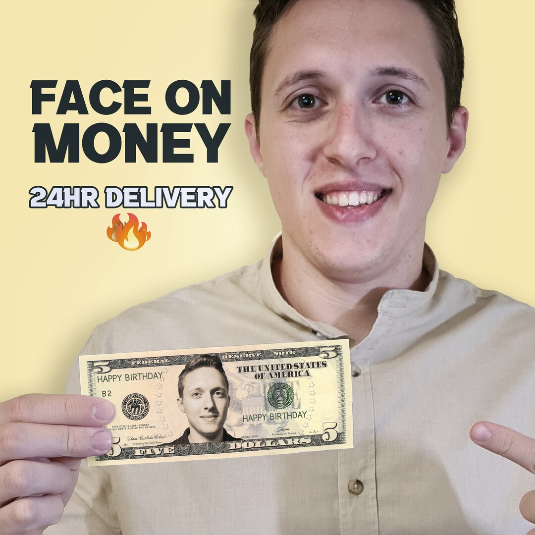 Personalized Money Fake Money Prop Money Your Face on Etsy