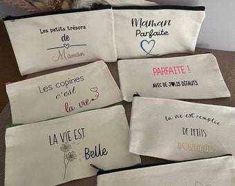 trousse personnalisée cadeau fêtes des mères…  par latelierdamande27