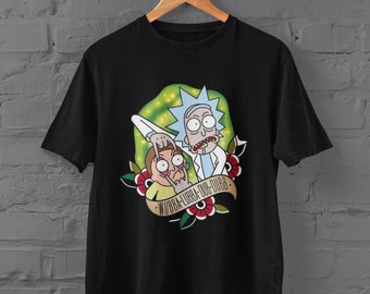 Get Schwifty With Our Rick And Morty T-Shirt Collection - Rick And Morty Cotton T-shirt