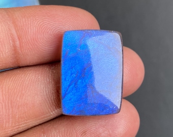 Cabujón de labradorita azul natural de 31 quilates - Gema suelta rectangular de 19x31x6 mm para la fabricación de joyas.