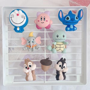 Stitch Dumbo Chip Dale Squirtle Doraemon Kirby Disney Car Freshener Diffuser Flower Woody Floral Favour Bonbonneire Birthday Gift Plaster